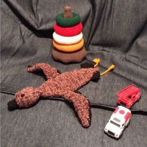 Crocheted Duck Lovey